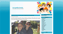 Desktop Screenshot of lespetitsbouts.info